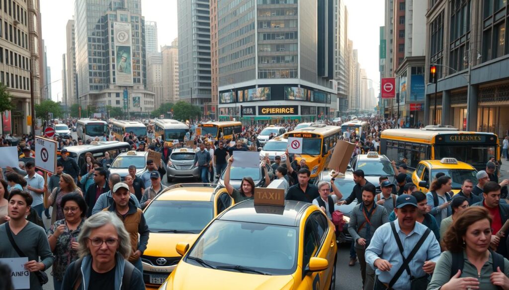 demonstrasi transportasi