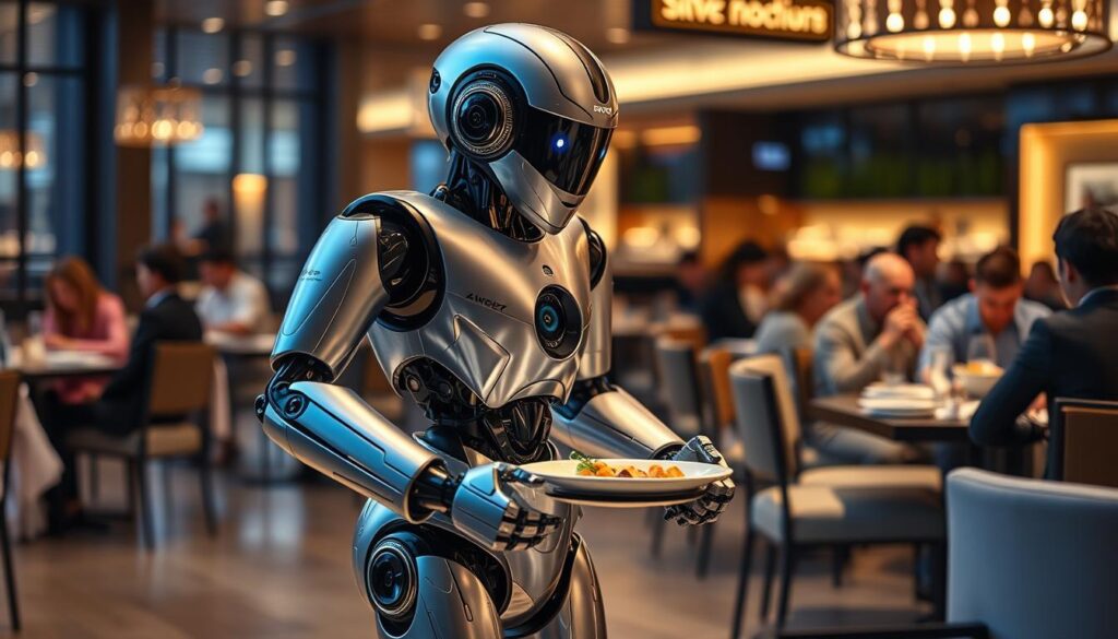 teknologi canggih robot pelayan